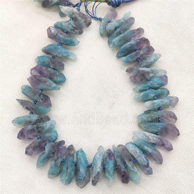 Amethyst Beads Freeform Dye