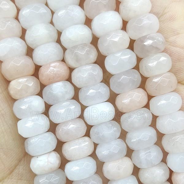 Pink Aventurine Beads Faceted Rondelle