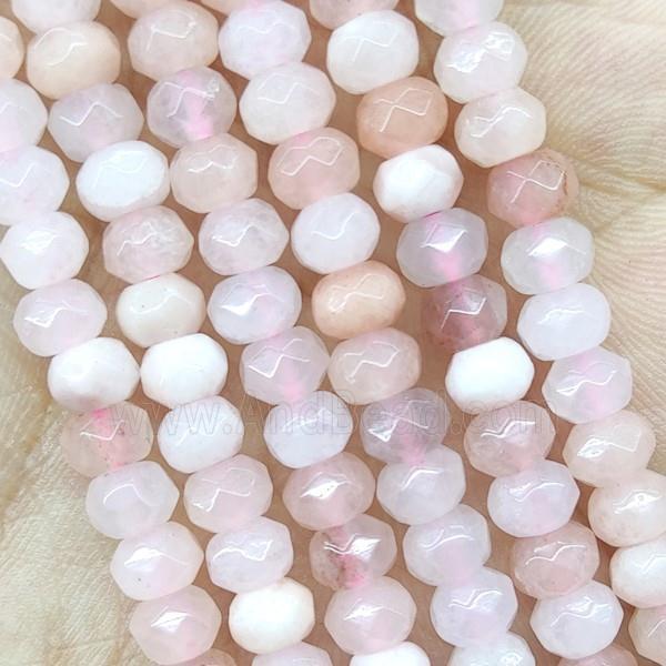Pink Aventurine Beads Faceted Rondelle