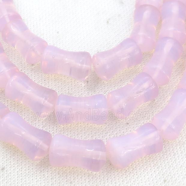 Pink Opalite Beads Bamboo
