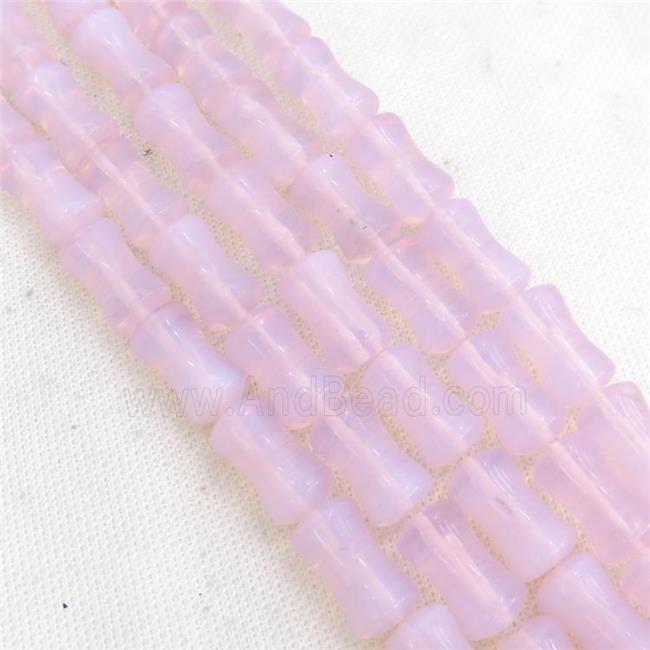 Pink Opalite Beads Bamboo