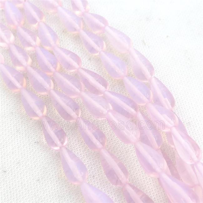 Pink Opalite Beads Teardrop