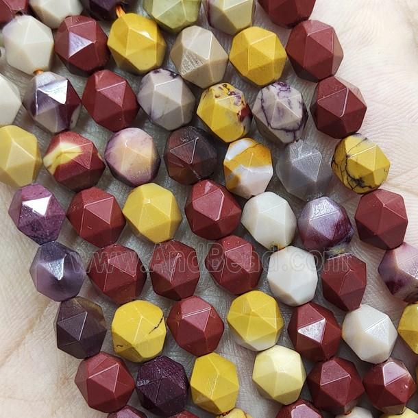 Multicolor Mookaite Beads Cut Round