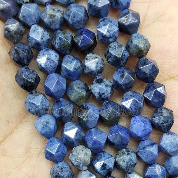 Blue Dumortierite Beads Cut Round