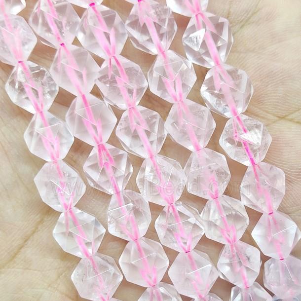Rose Quartz Beads Starcut Round