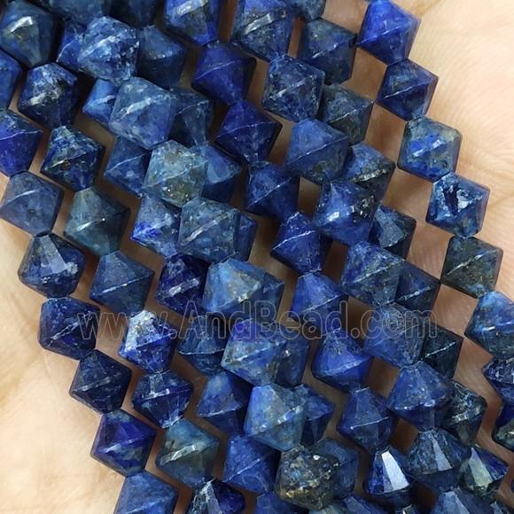 Blue Lapis Lazuli Beads Bicone