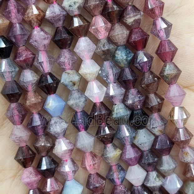 Natural Red Spinel Beads Bicone