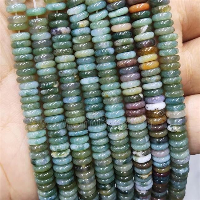Natural Indian Agate Heishi Beads