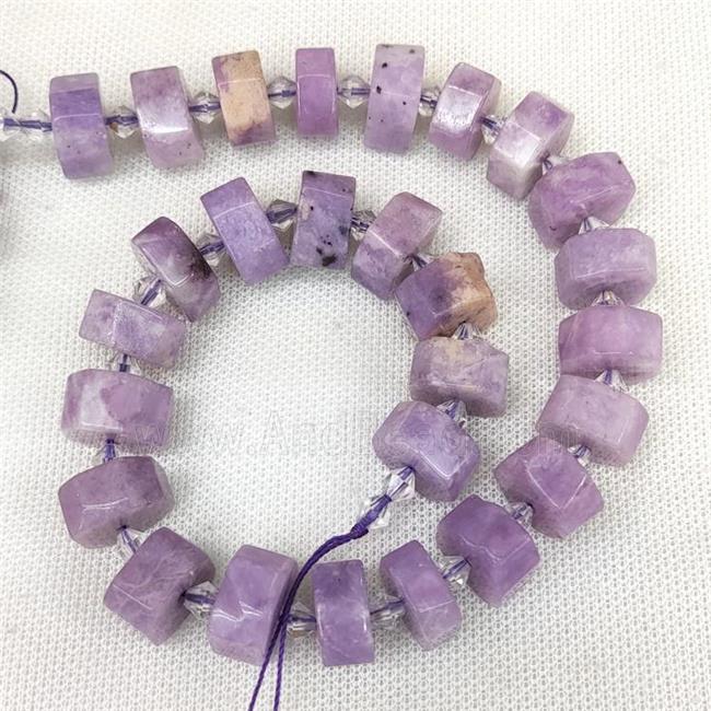 Kunzite Heishi Beads Cut Purple