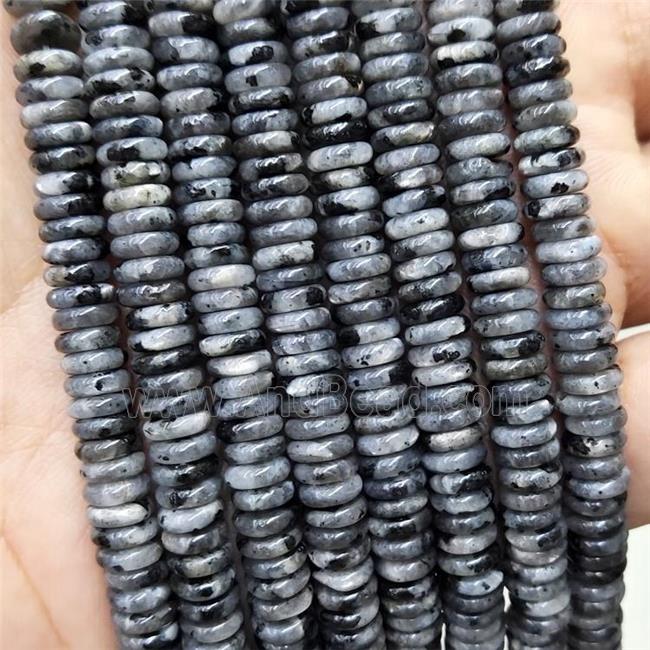 Natural Black Labradorite Heishi Beads