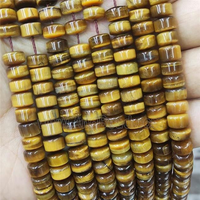 Natural Tiger Eye Stone Beads Rondelle