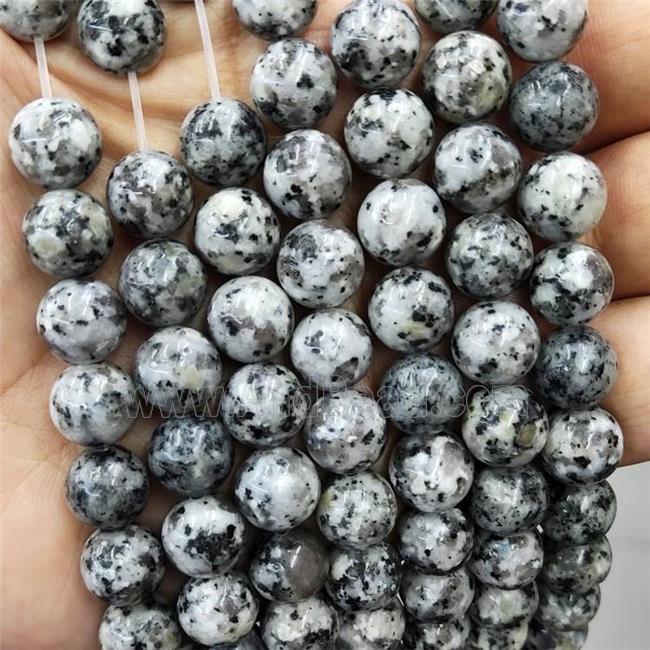 Marble Beads Smooth Round