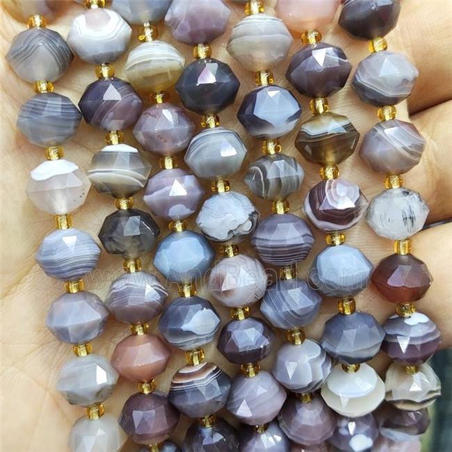 Natural Botswana Agate Beads Rondelle Cutted