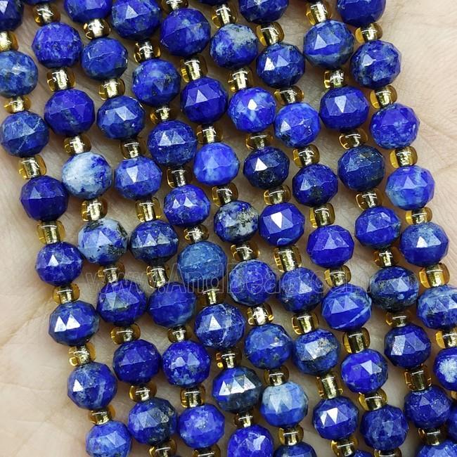 Natural Blue Lapis Lazuli Beads Cut Rondelle