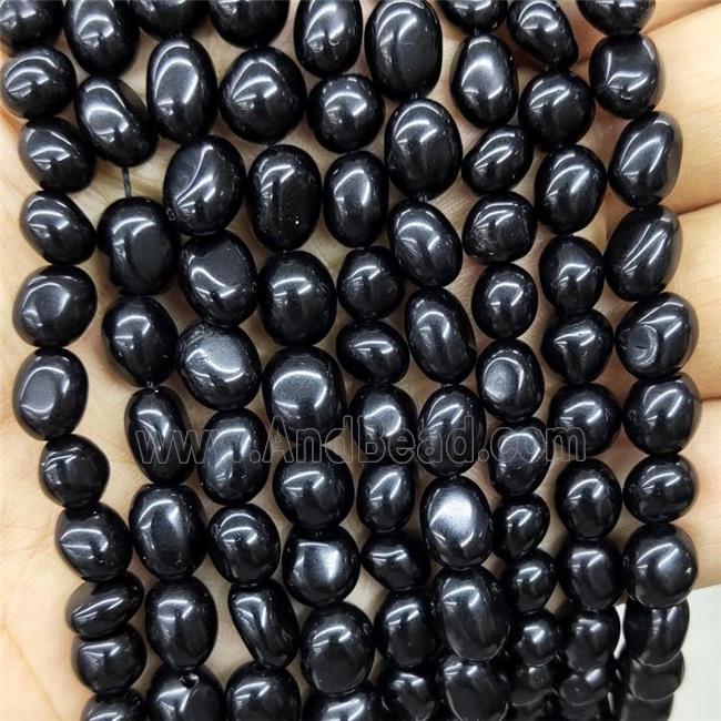 Natural Black Obsidian Chips Beads Freeform