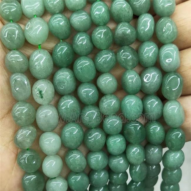 Natural Green Aventurine Chips Beads Freeform