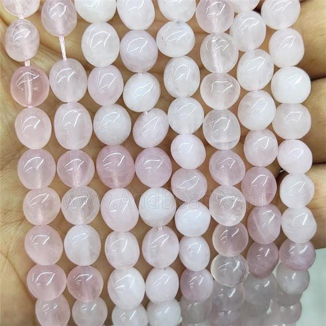 Natural Pink Rose Quartz Chips Beads Freeform Polished