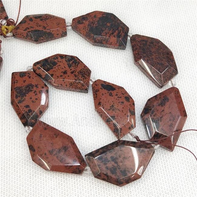 Natural Autumn Jasper Slice Beads