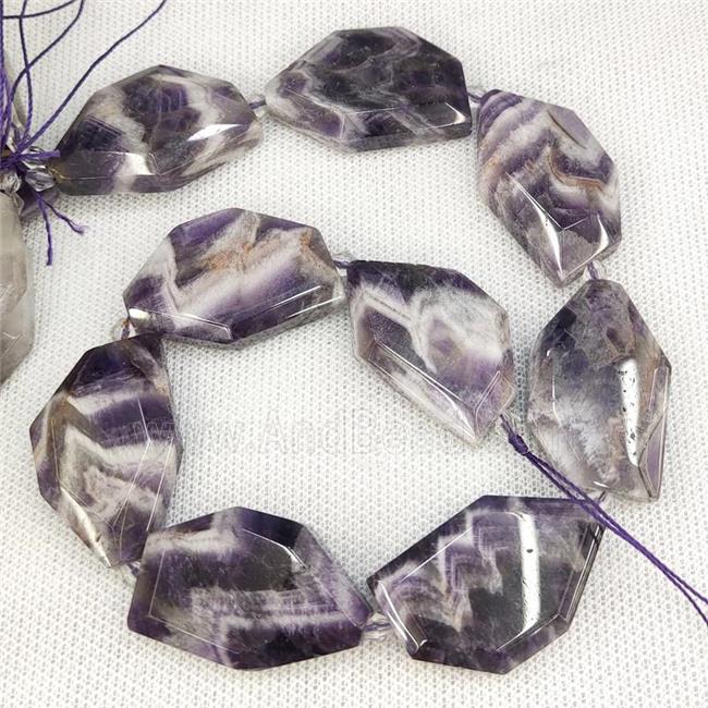 Natural Dogteeth Amethyst Beads Slice