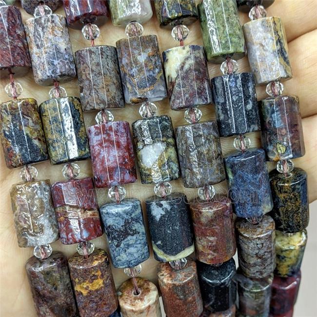 Natural Pietersite Jasper Beads Column
