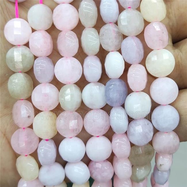 Jade Beads Multicolor Dye Faceted Circle