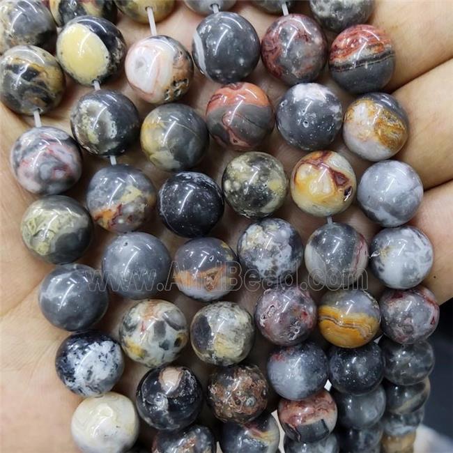 Crazy Agate Beads Smooth Round
