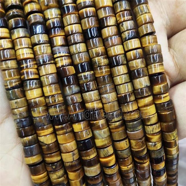 Natural Tiger Eye Stone Beads Heishi
