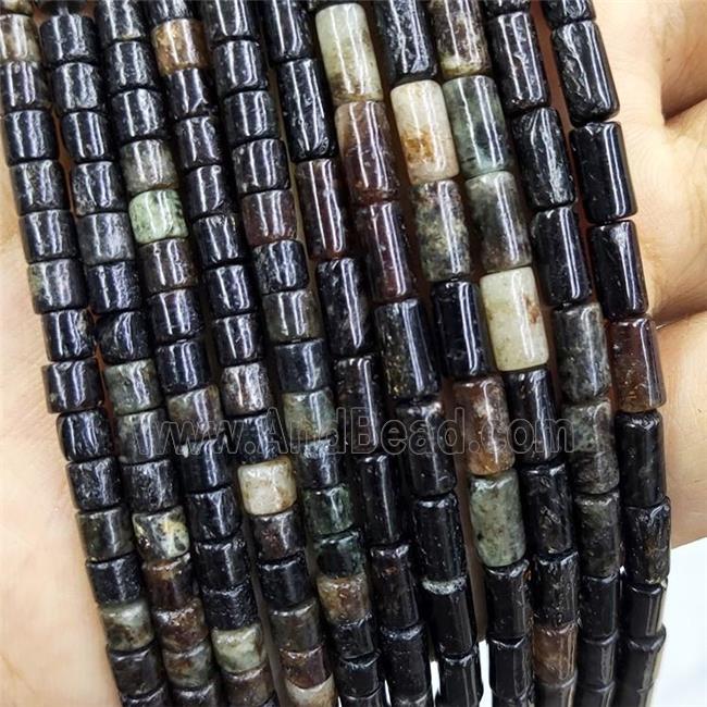 Black Biotite Beads Tube