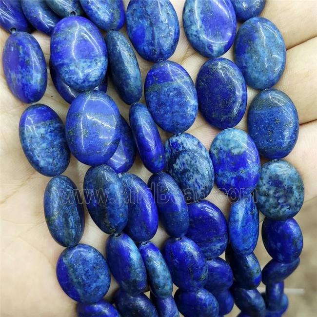 Natural Lapis Lazuli Oval Beads Blue