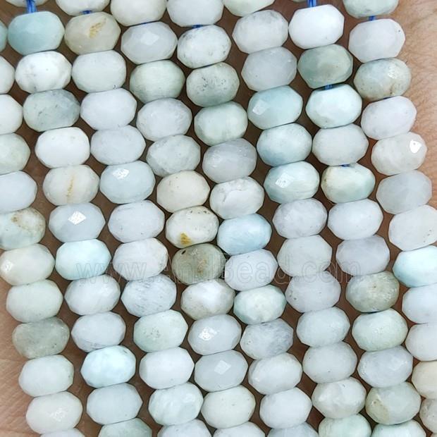 Natural Hemimorphite Beads Faceted Rondelle