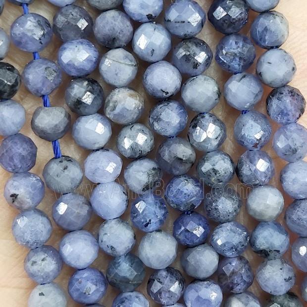 Natural Tanzanite Beads Blue Faceted Round