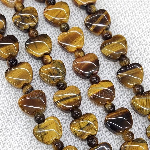 Natural Tiger Eye Stone Beads Apple