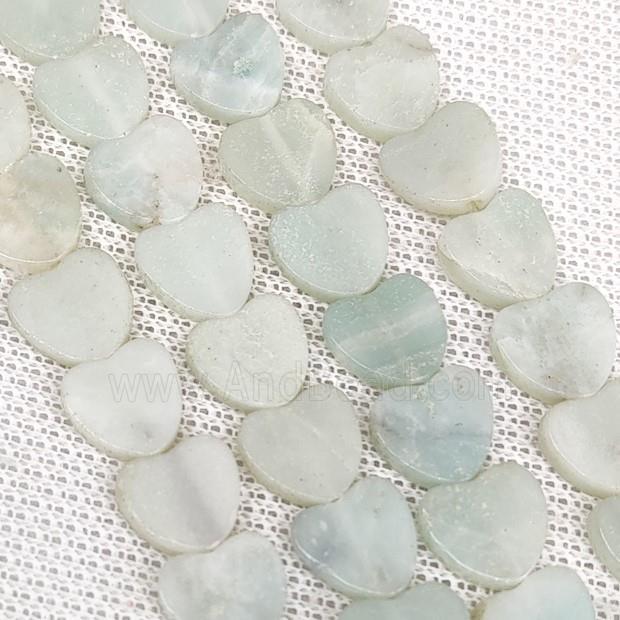 Amazonite Heart Beads B-Grade