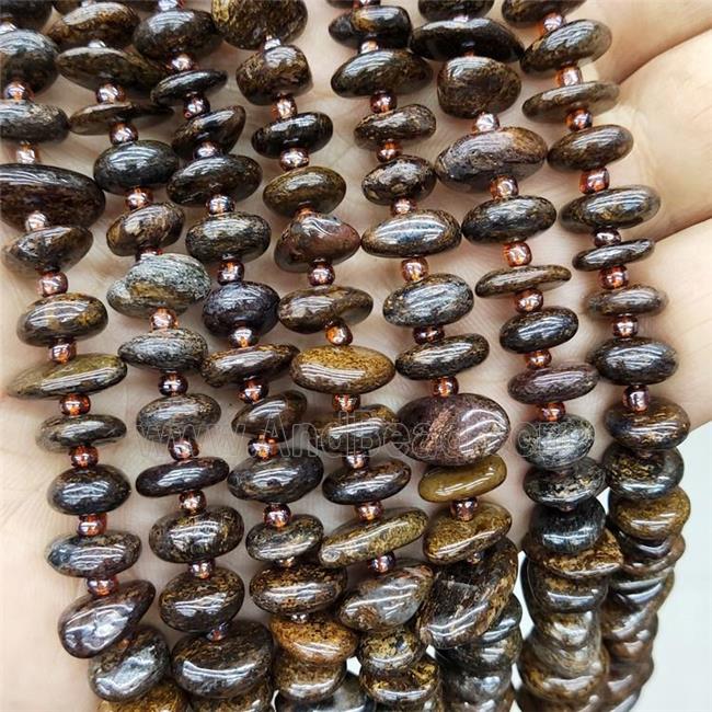 Natural Bronzite Spacer Beads Freeform Chips