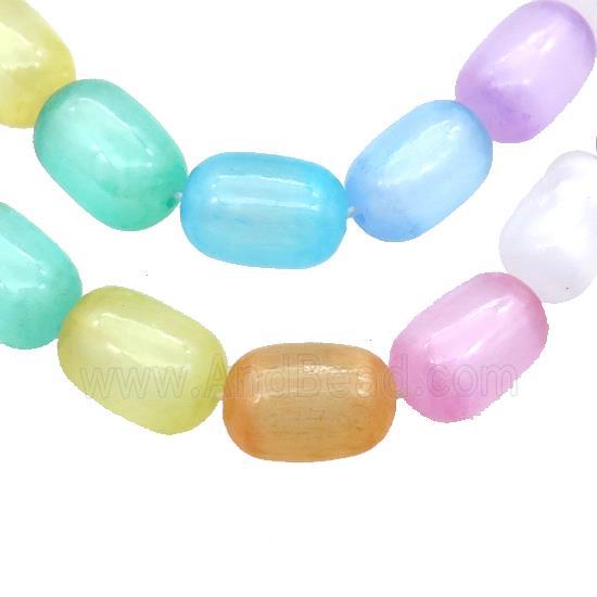 Selenite Beads Barrel Mixed Color