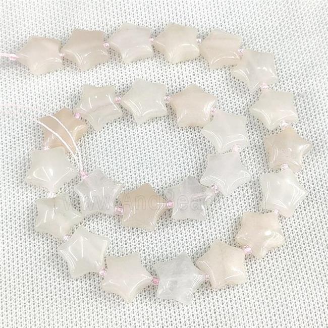 Natural Aventurine Star Beads Lt.pink