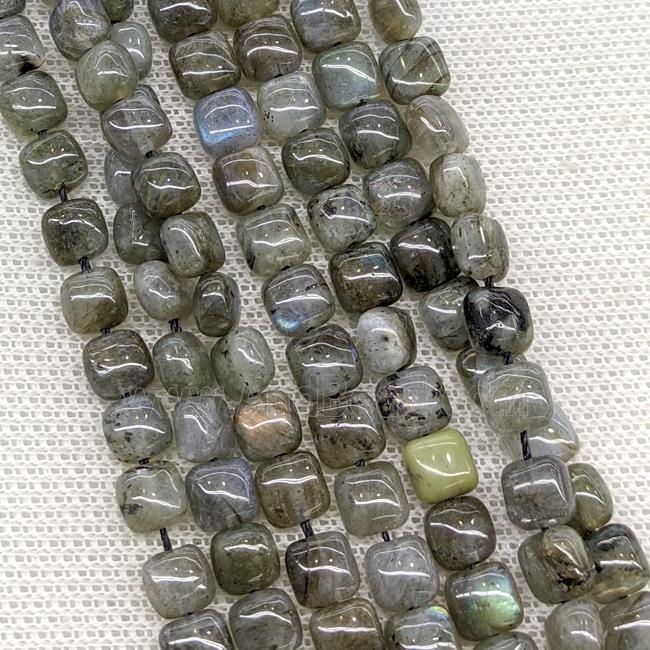 Natural Labradorite Square Beads