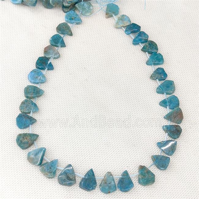 Natural Blue Apatite Beads Teardrop Topdrilled