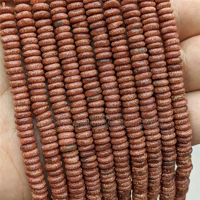 Golden Sandstone Heishi Beads