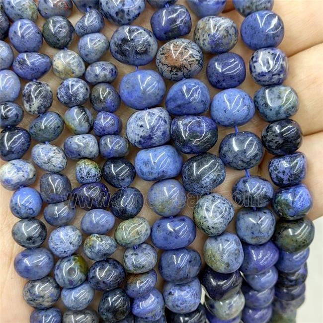Natural Dumortierite Beads Blue Chips Freeform