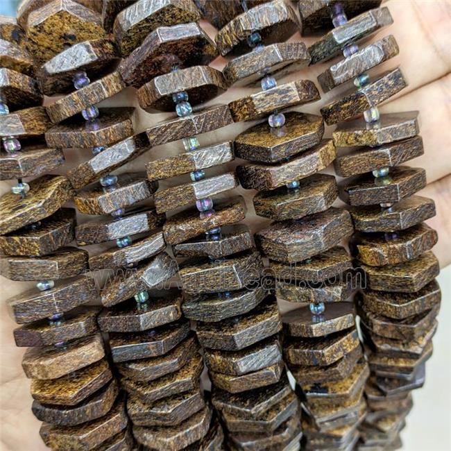 Natural Bronzite Heishi Spacer Beads