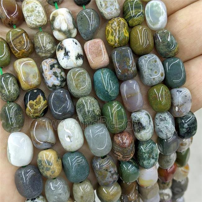 Natural Ocean Agate Chips Beads Freeform Multicolor