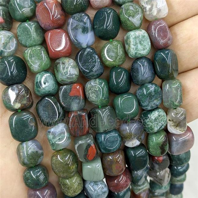 Natural Indian Agate Chips Beads Freeform Multicolor