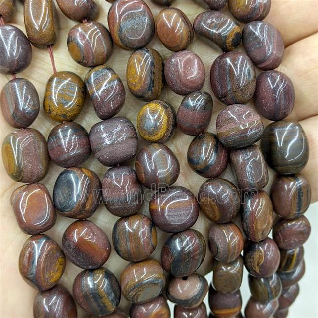 Natural Iron Bronzite Beads Freeform Chips