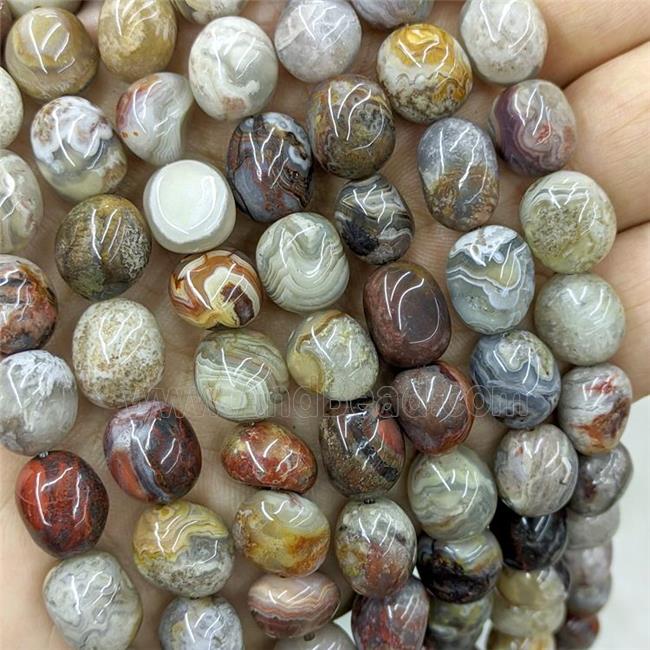 Natural Crazy Lace Agate Chips Beads Multicolor Freeform