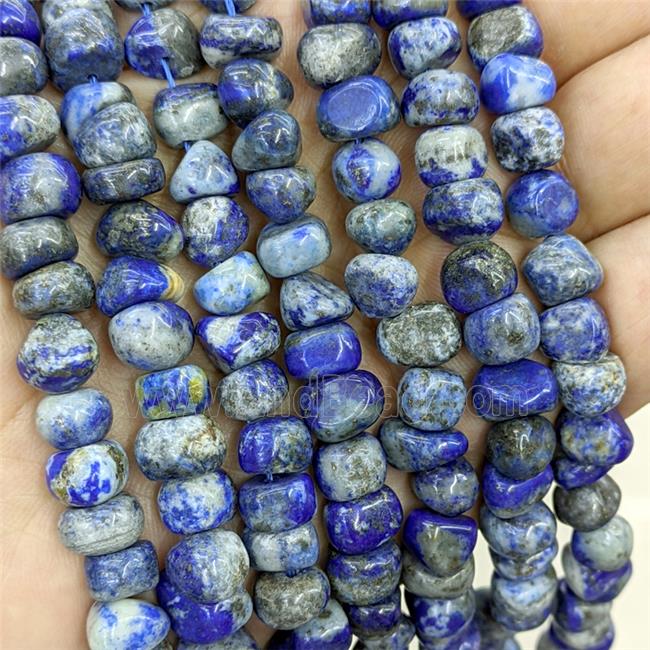 Natural Blue Lapis Lazuli Beads Chips Freeform