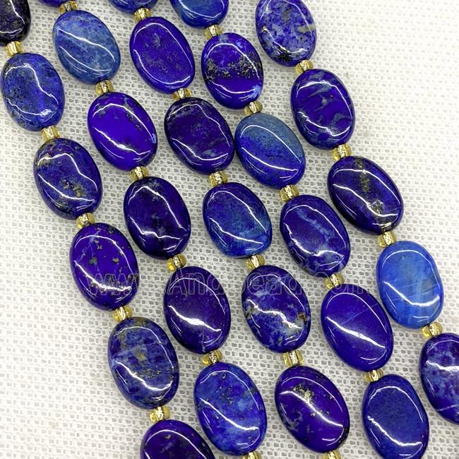 Natural Blue Lapis Lazuli Oval Beads