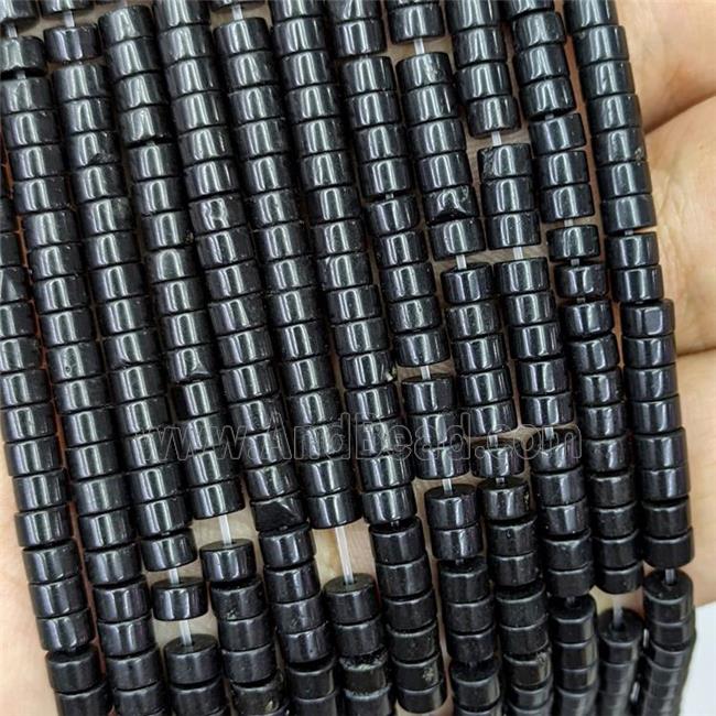 Natural Black Jasper Heishi Beads