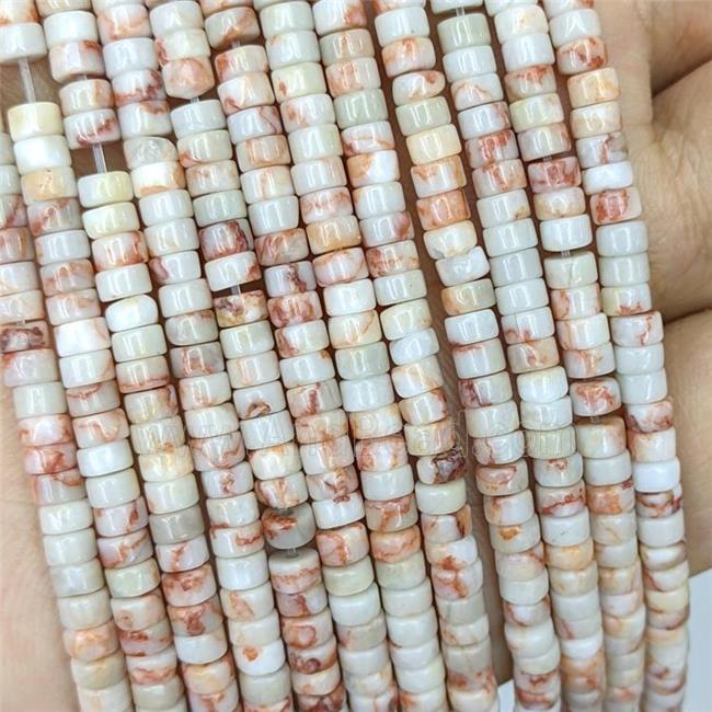 Red Silk Jasper Heishi Beads