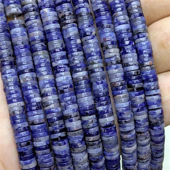 Natural Blue Sodalite Heishi Beads